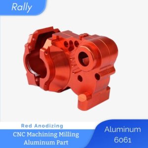 CNC Machining Red Anodizing Milling Aluminum Par