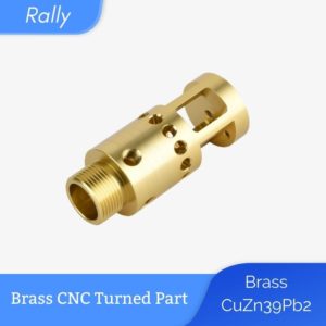 brass cnc turned part